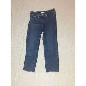 Womens Levi’s Jeans Size 25 Cropped Straight 314 Casual Summer Denim Spring